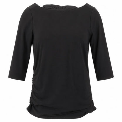 Womens UK Size 8 Coast Black Basic Blouse