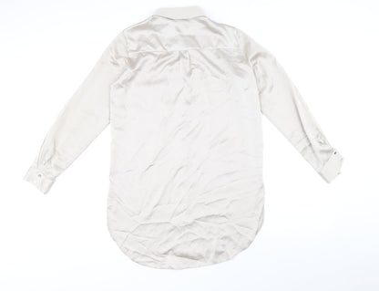 Womens UK Size 10 Dorothy Perkins Gold Basic Button-Up