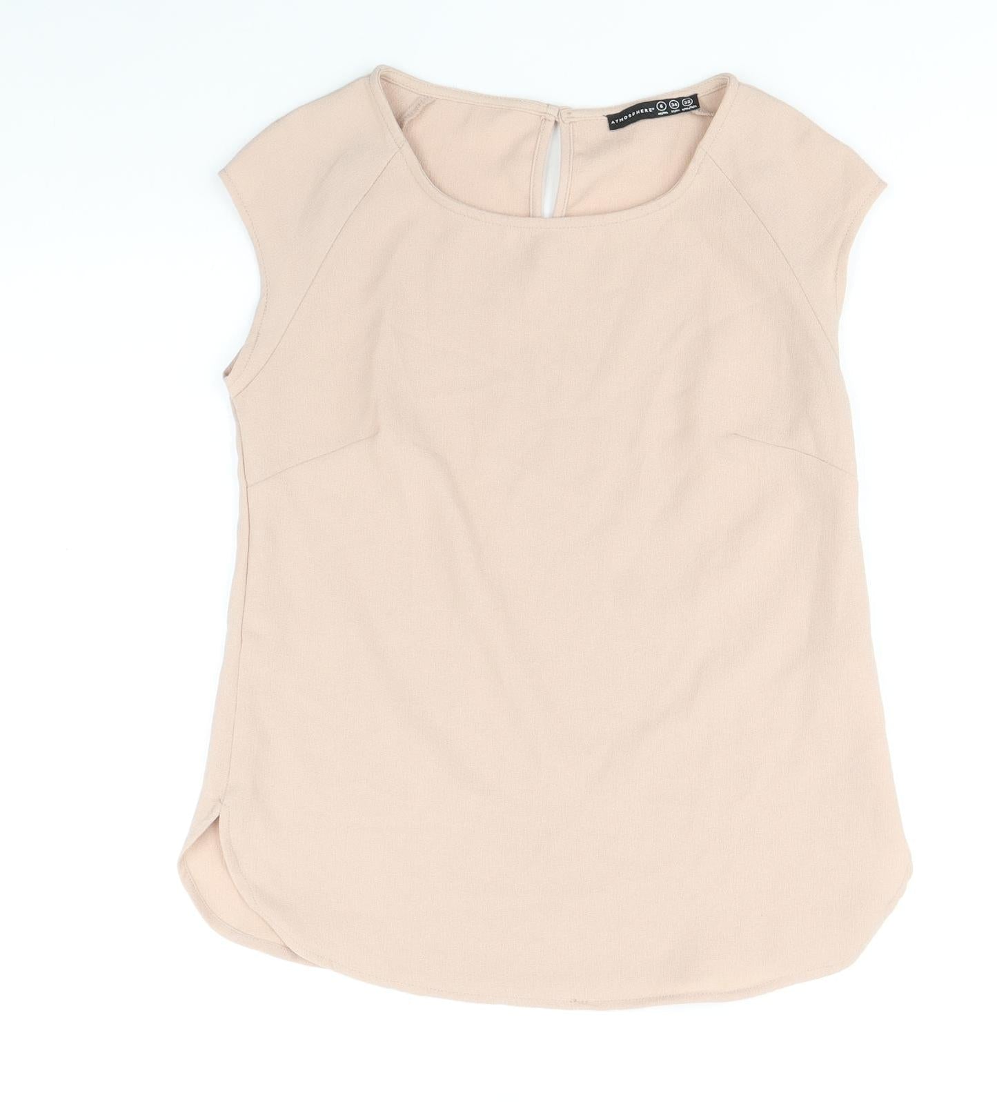 Womens UK Size 6 Atmoshpere Pink Basic Blouse