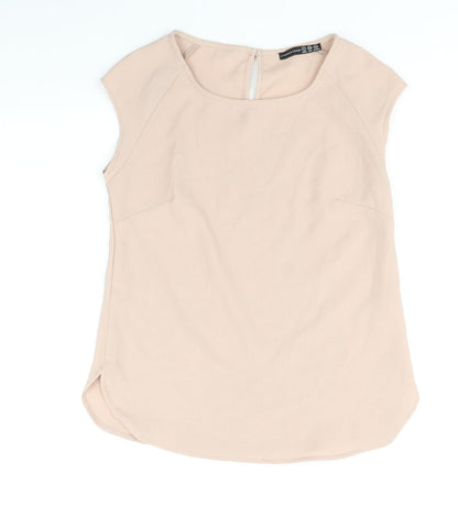 Womens UK Size 6 Atmoshpere Pink Basic Blouse