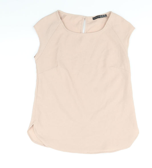 Womens UK Size 6 Atmoshpere Pink Basic Blouse