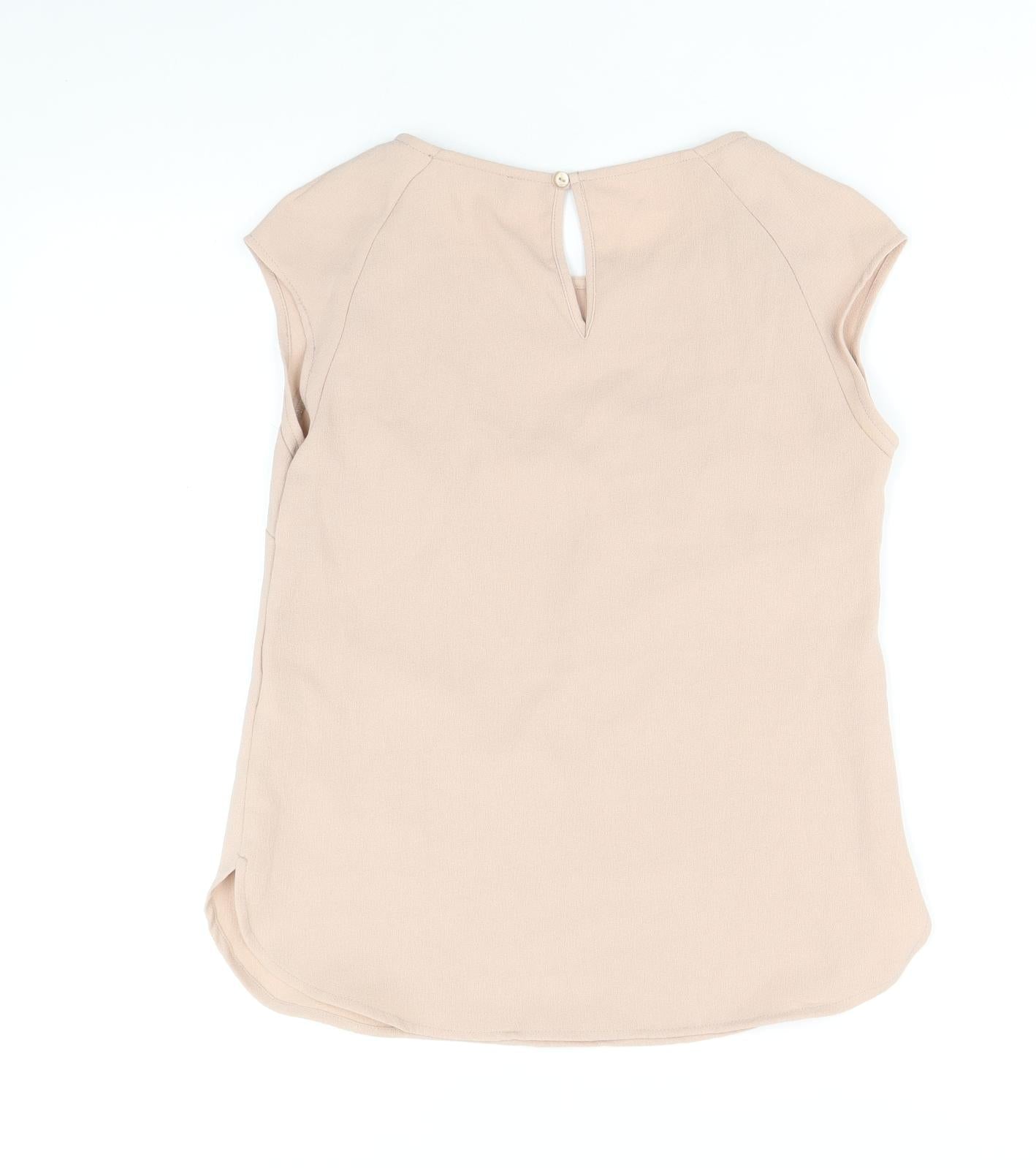 Womens UK Size 6 Atmoshpere Pink Basic Blouse