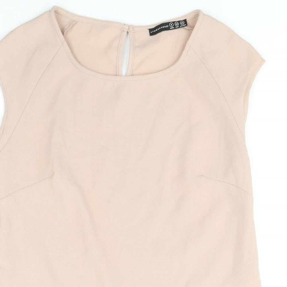 Womens UK Size 6 Atmoshpere Pink Basic Blouse