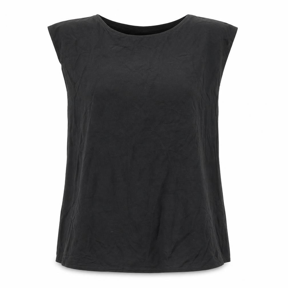 Womens UK Size 12 Atmosphere Black Basic Blouse
