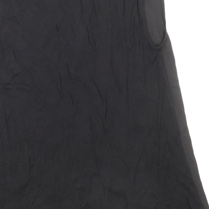 Womens UK Size 12 Atmosphere Black Basic Blouse