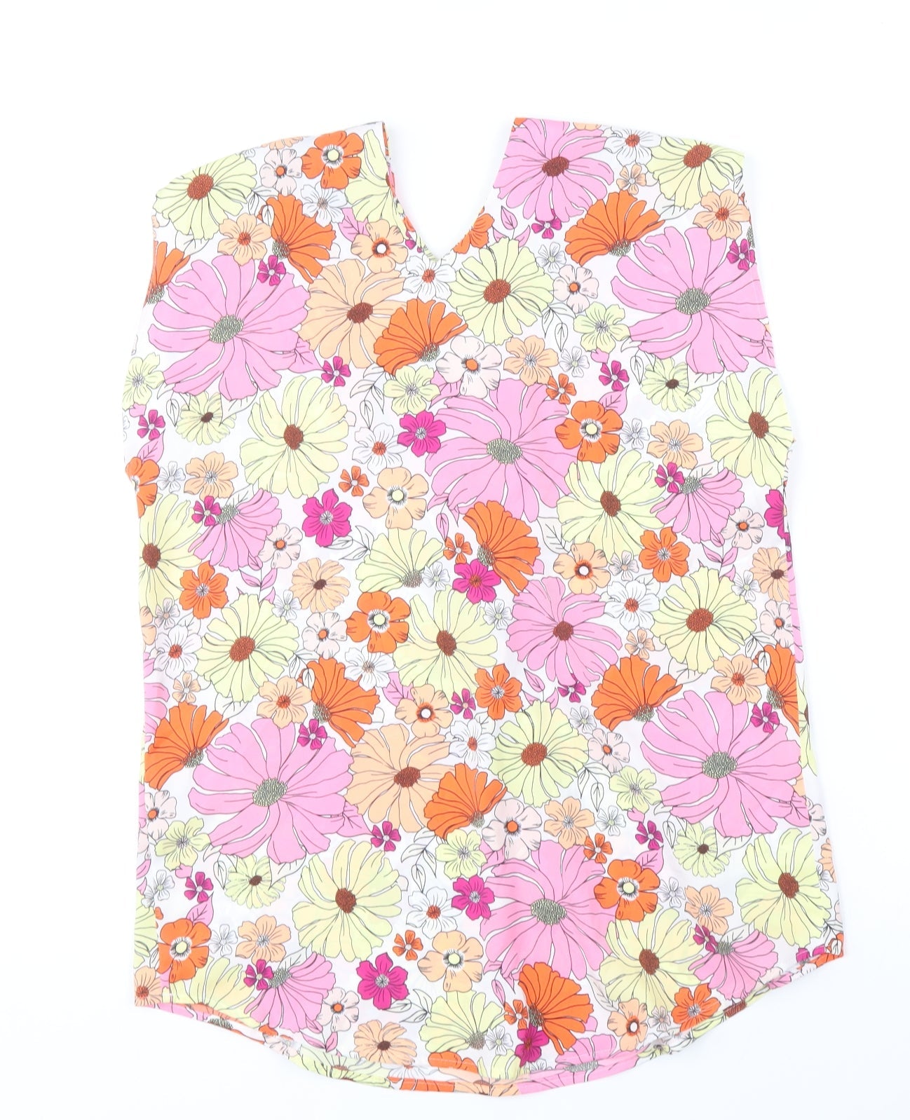 Womens UK Size 6 Marks and Spencer Multicoloured Basic Blouse