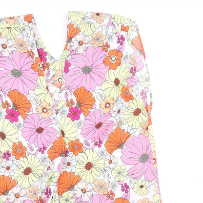 Womens UK Size 6 Marks and Spencer Multicoloured Basic Blouse