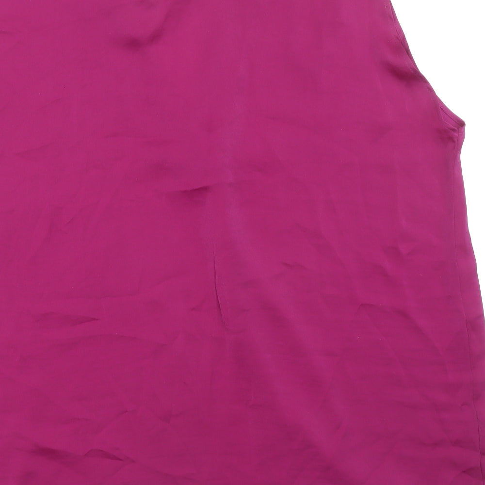 Womens UK Size 18 Marks and Spencer Purple Basic Blouse