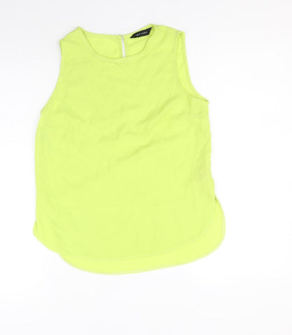 Womens UK Size 8 New Look Green Basic Tank