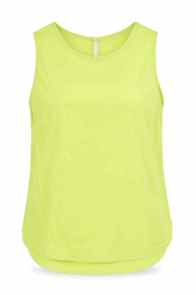 Womens UK Size 8 New Look Green Basic Tank