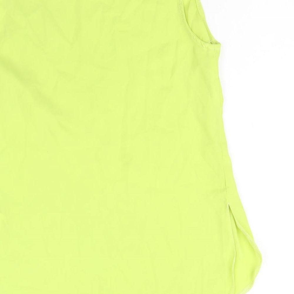 Womens UK Size 8 New Look Green Basic Tank