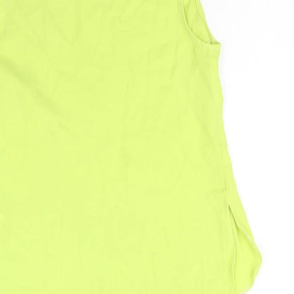 Womens UK Size 8 New Look Green Basic Tank