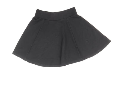 915 Generation Girls Black Polyester Flare Skirt Size 9 Years Regular