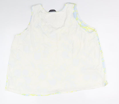 Womens UK Size 22 Marks and Spencer Multicoloured Basic Tank