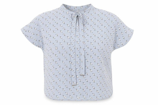 Womens UK Size 8 Primark Blue Basic Blouse