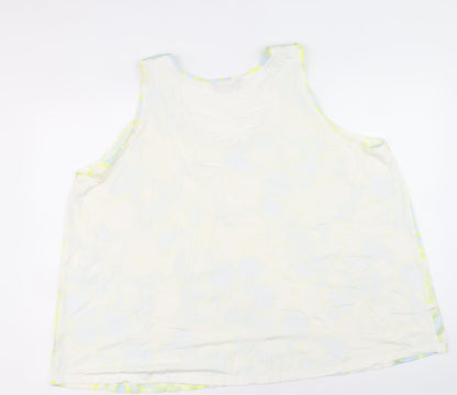 Womens UK Size 24 Marks and Spencer Multicoloured Basic Tank
