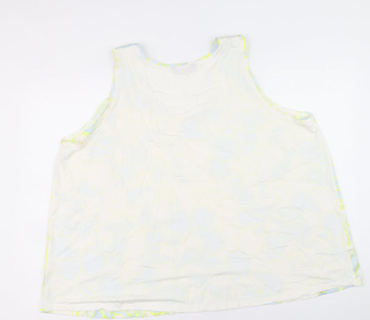 Womens UK Size 24 Marks and Spencer Multicoloured Basic Tank