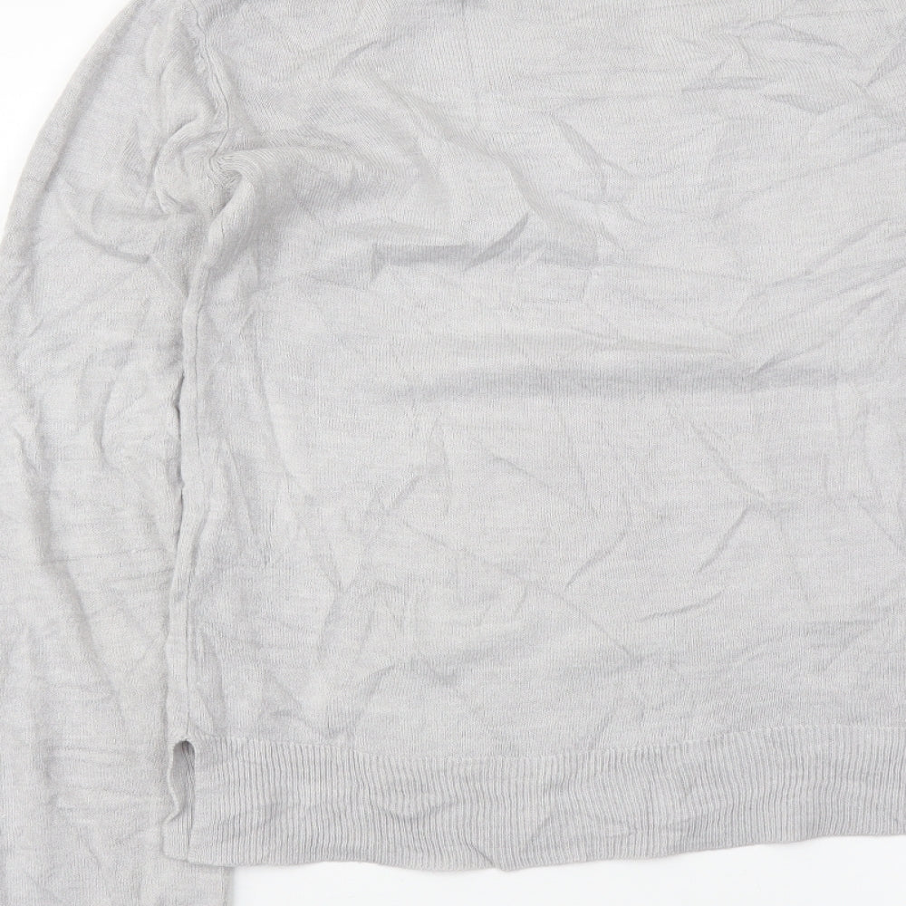 Womens UK Size 8 Marks and Spencer Grey Pullover Jumper