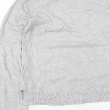 Womens UK Size 8 Marks and Spencer Grey Pullover Jumper