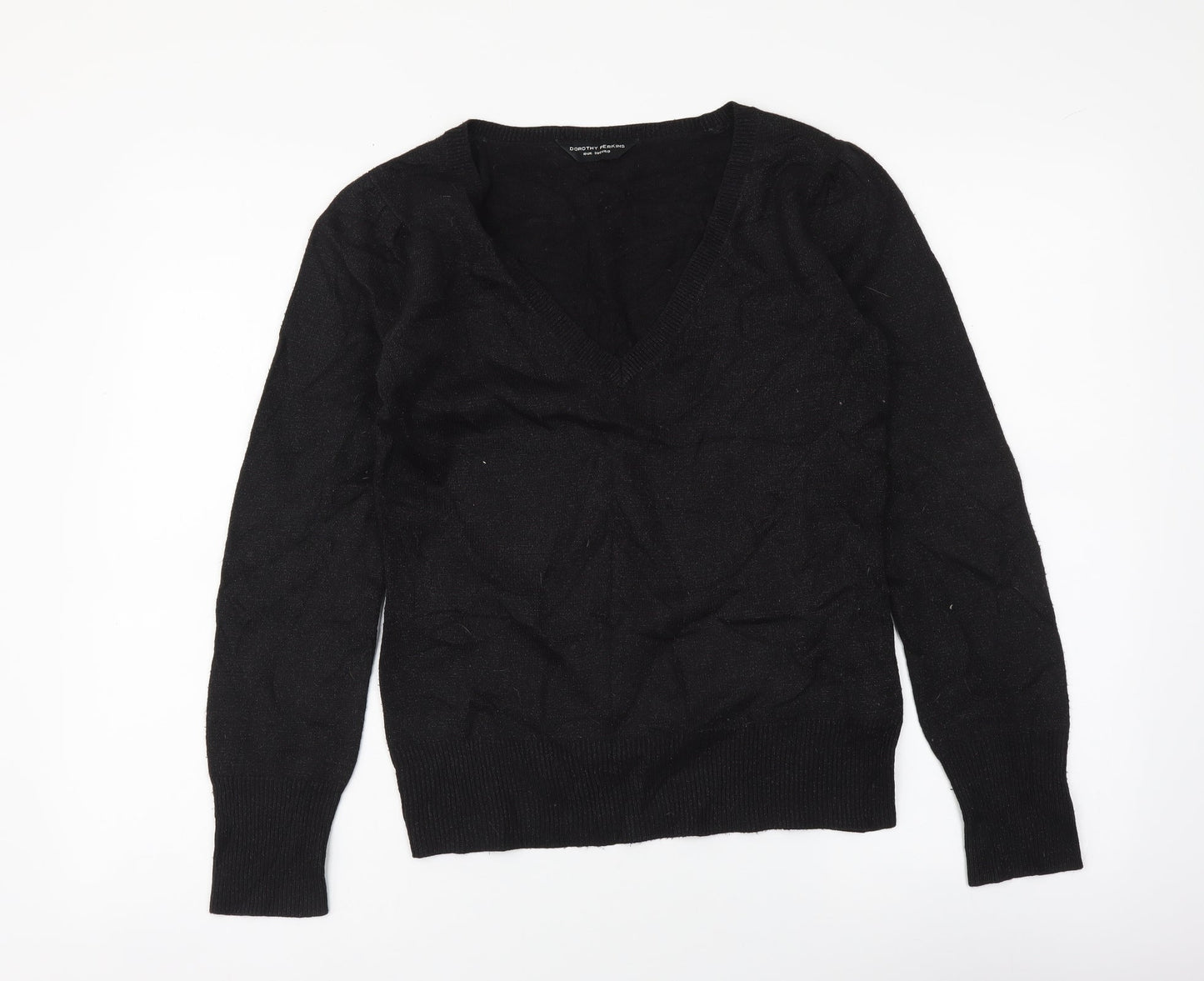 Womens UK Size 10 Dorothy Perkins Black Pullover Jumper