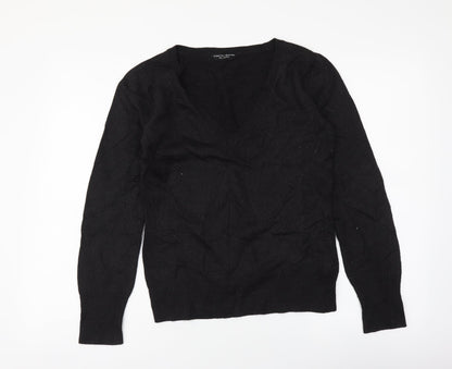 Womens UK Size 10 Dorothy Perkins Black Pullover Jumper