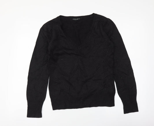 Womens UK Size 10 Dorothy Perkins Black Pullover Jumper