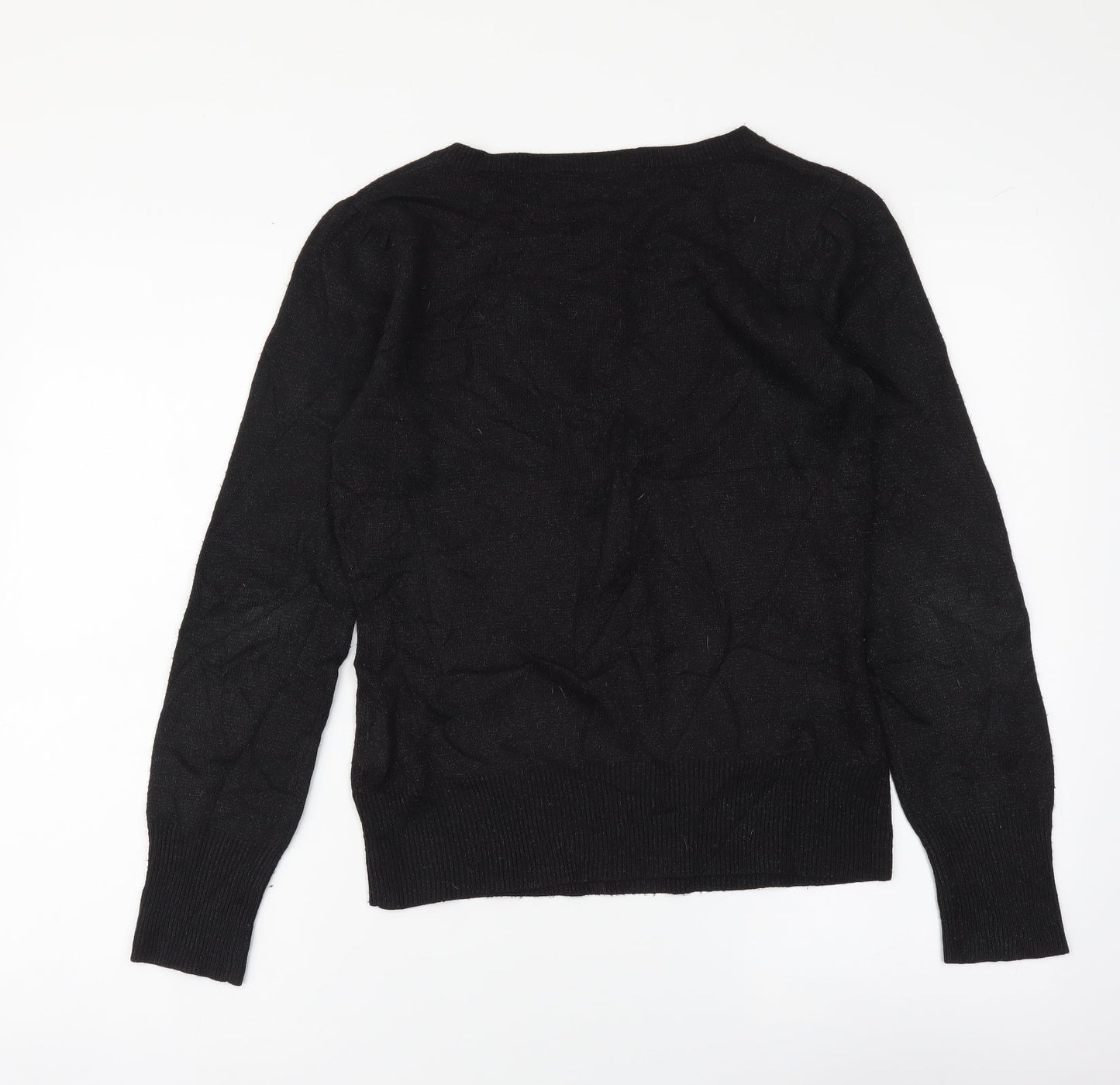 Womens UK Size 10 Dorothy Perkins Black Pullover Jumper