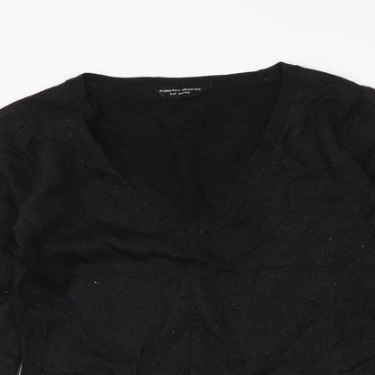 Womens UK Size 10 Dorothy Perkins Black Pullover Jumper