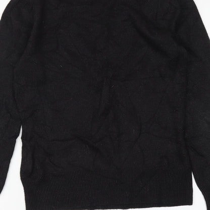 Womens UK Size 10 Dorothy Perkins Black Pullover Jumper
