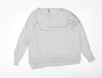 Womens UK Size M Oasis Grey Pullover Jumper