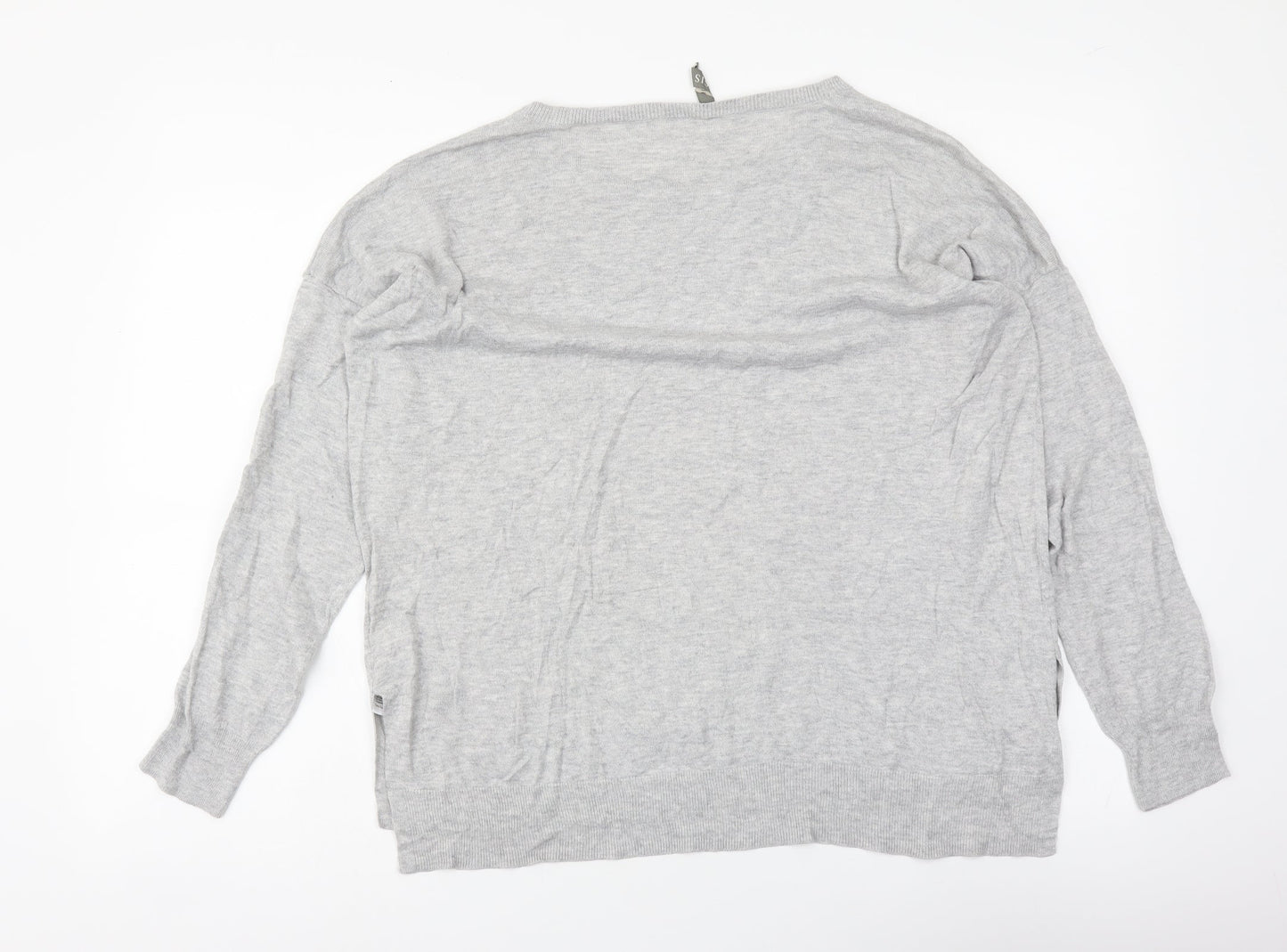 Womens UK Size M Oasis Grey Pullover Jumper