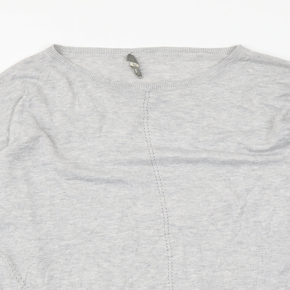 Womens UK Size M Oasis Grey Pullover Jumper