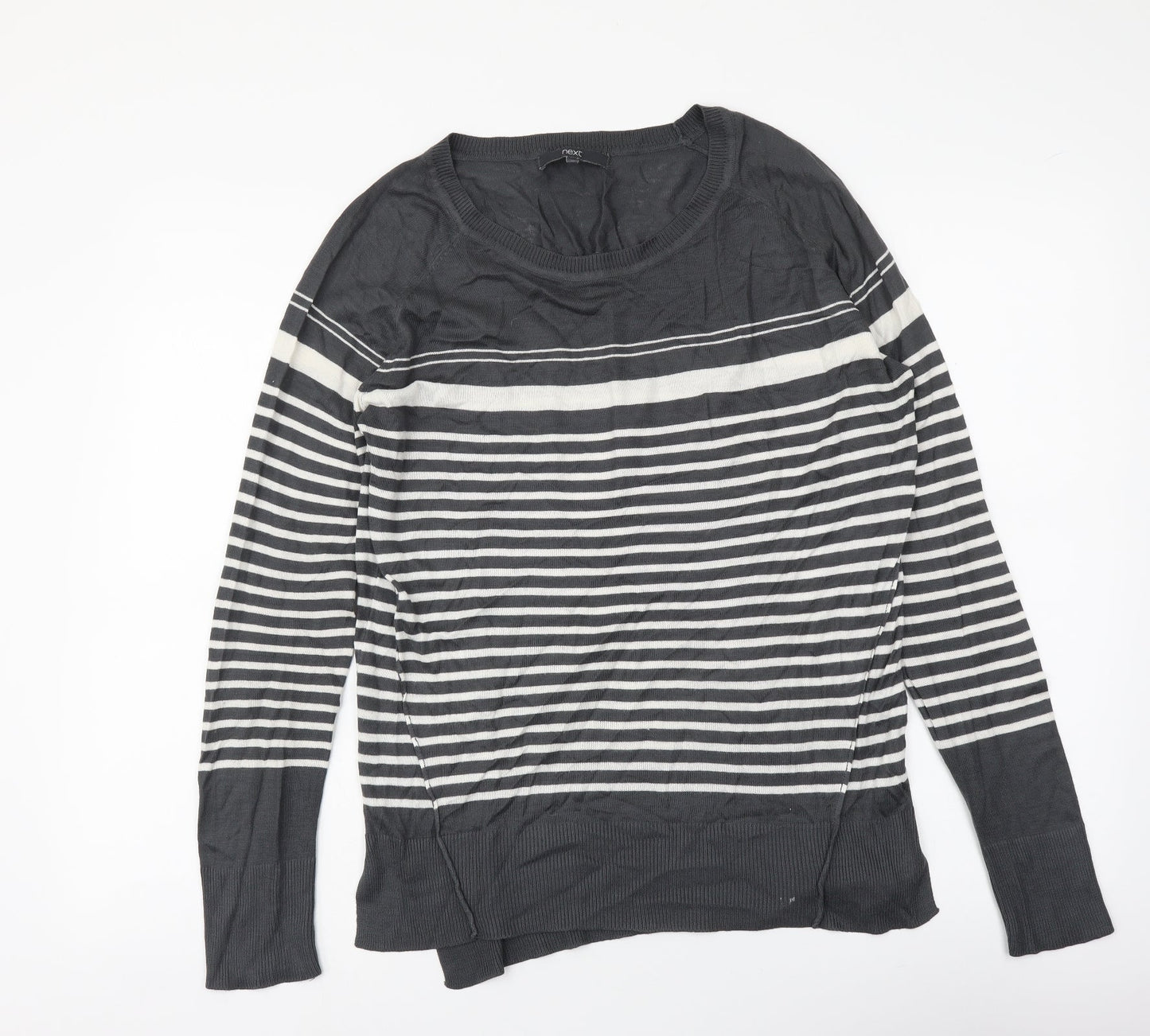 Womens UK Size 10 NEXT Grey Pullover Jumper
