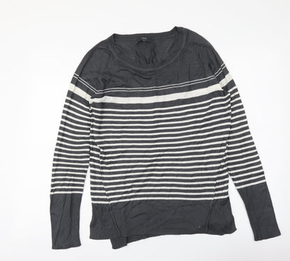 Womens UK Size 10 NEXT Grey Pullover Jumper