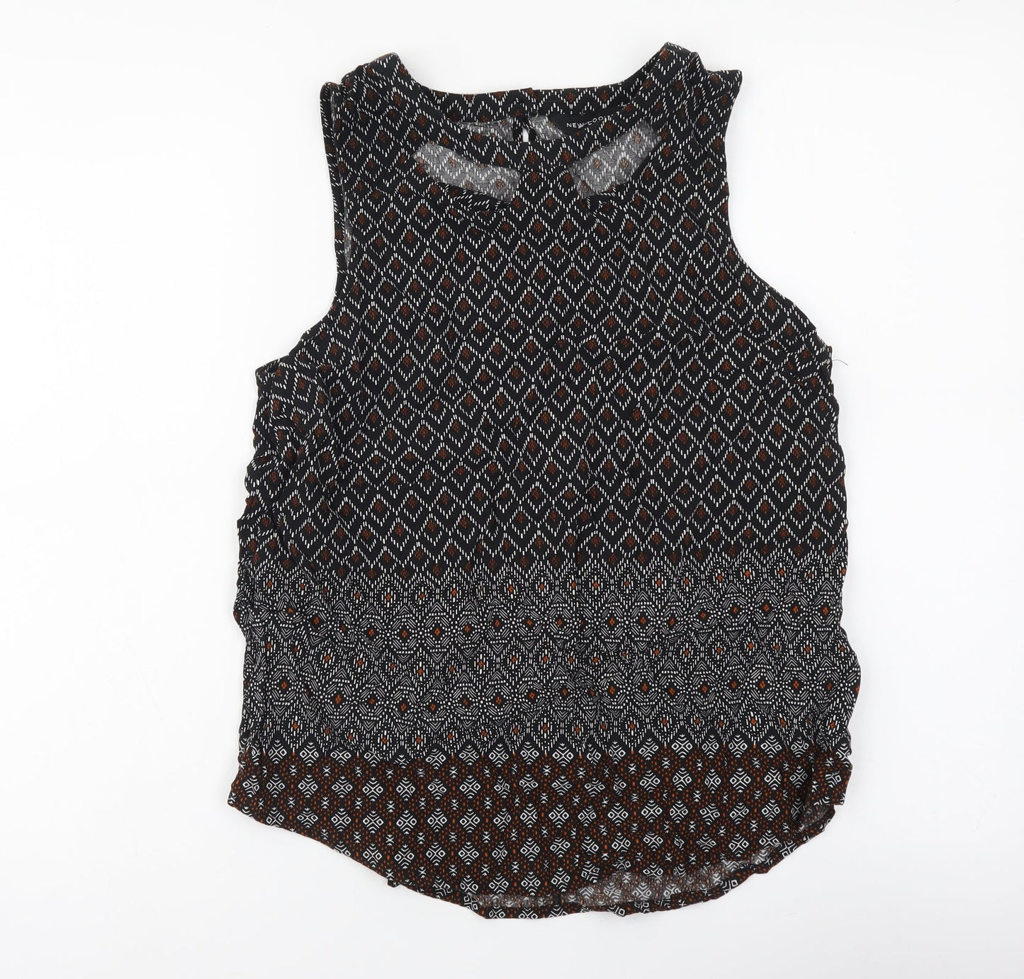 Womens UK Size 12 New Look Black Camisole Tank