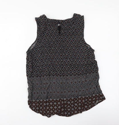 Womens UK Size 12 New Look Black Camisole Tank