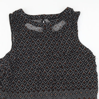 Womens UK Size 12 New Look Black Camisole Tank