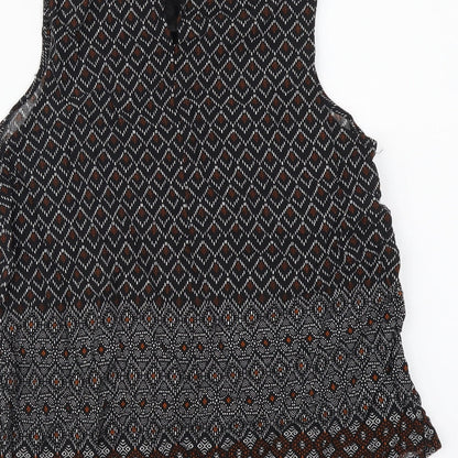 Womens UK Size 12 New Look Black Camisole Tank