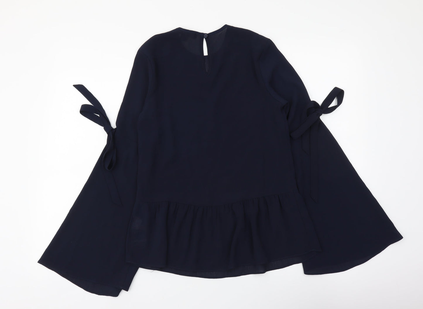 Womens UK Size 4 Atmosphere Blue Basic Blouse