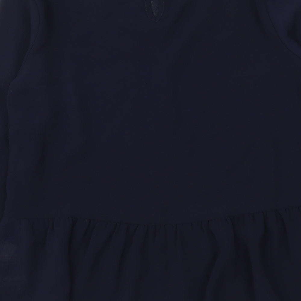 Womens UK Size 4 Atmosphere Blue Basic Blouse