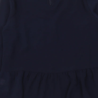 Womens UK Size 4 Atmosphere Blue Basic Blouse