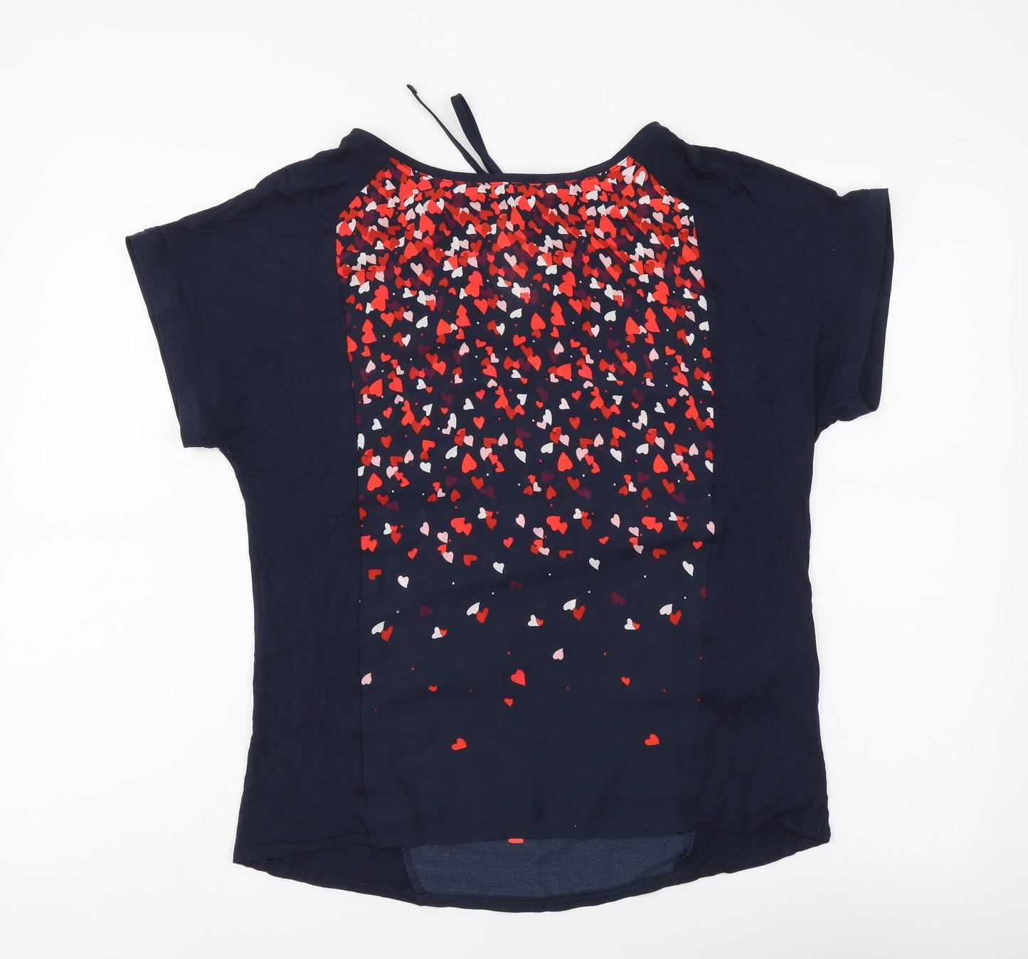 Womens UK Size S Oasis Blue Basic Blouse