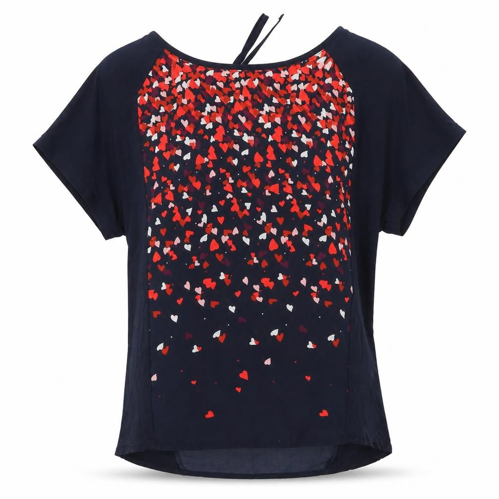 Womens UK Size S Oasis Blue Basic Blouse
