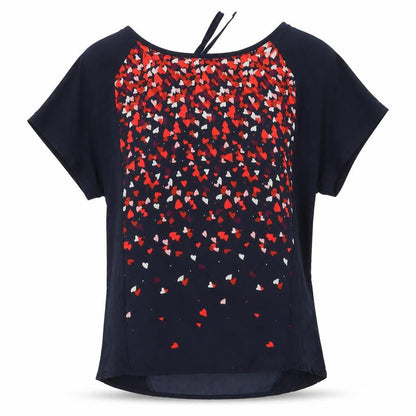 Womens UK Size S Oasis Blue Basic Blouse