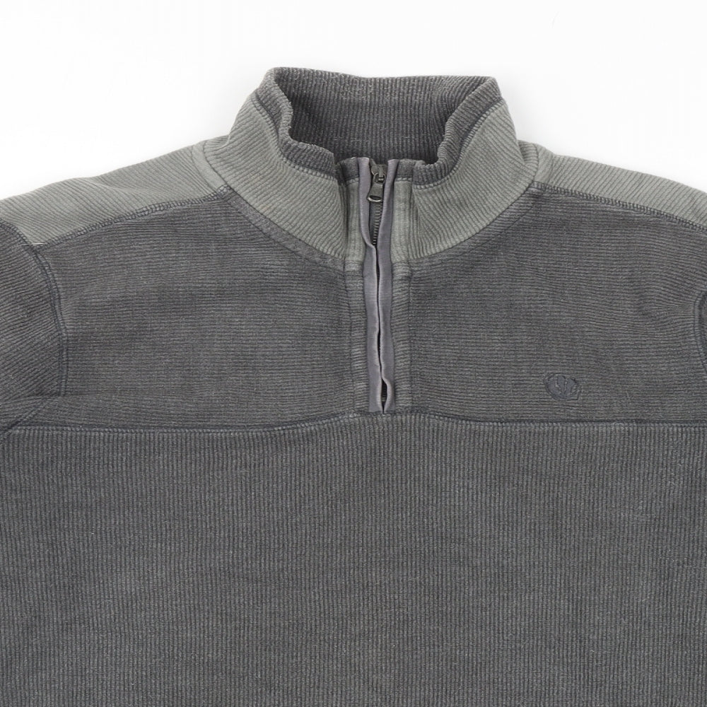 Mens UK Size M Fat Face Grey Pullover Sweatshirt