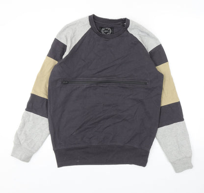 Mens UK Size M Genetic Apparel Multicoloured Pullover Sweatshirt
