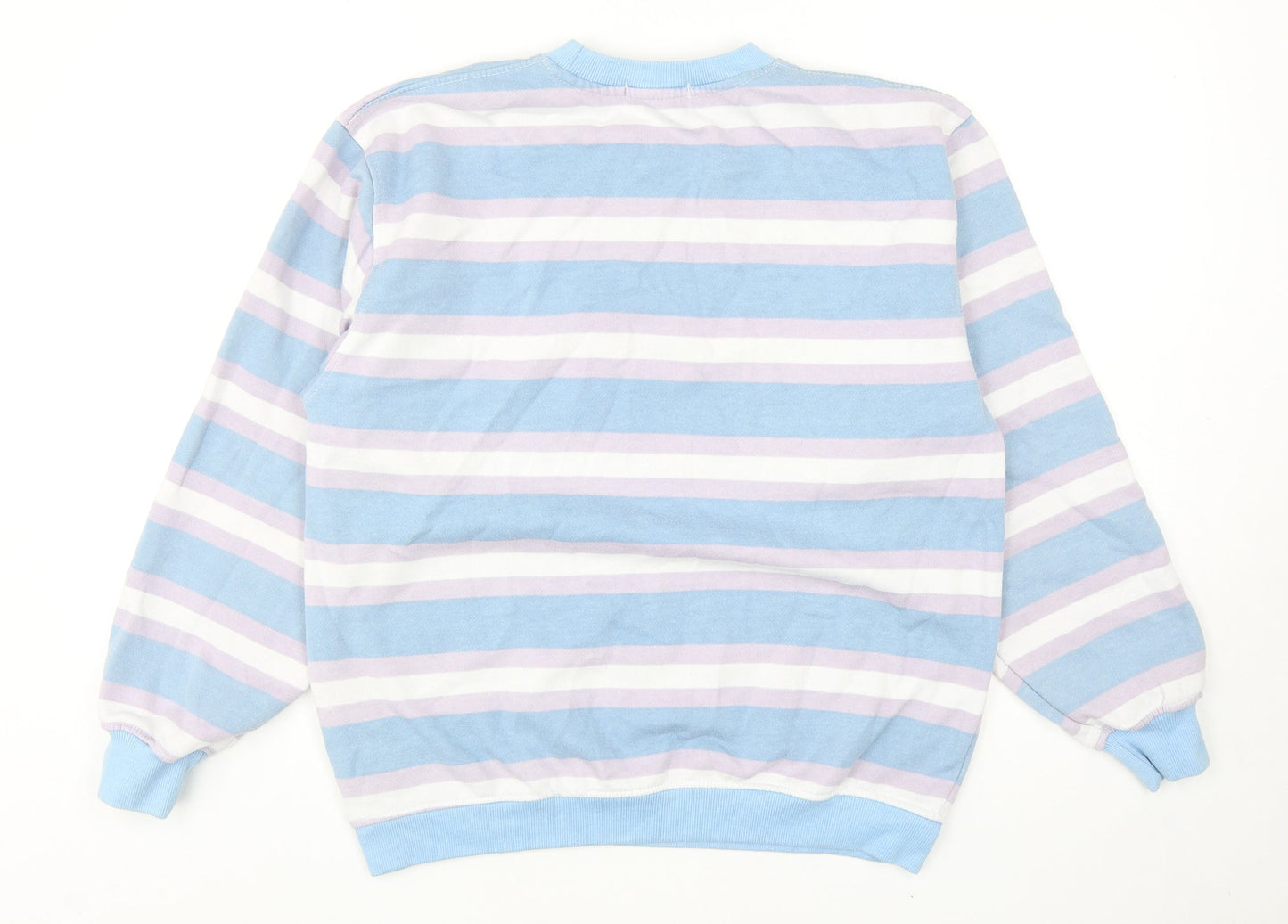 Daisy Street Womens Blue Striped Cotton Pullover Sweatshirt Size 8 Pullover - Los Angeles