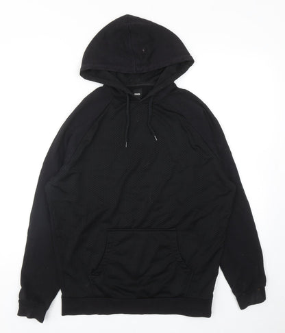 Mens UK Size XS ASOS Black Pullover Hoodie