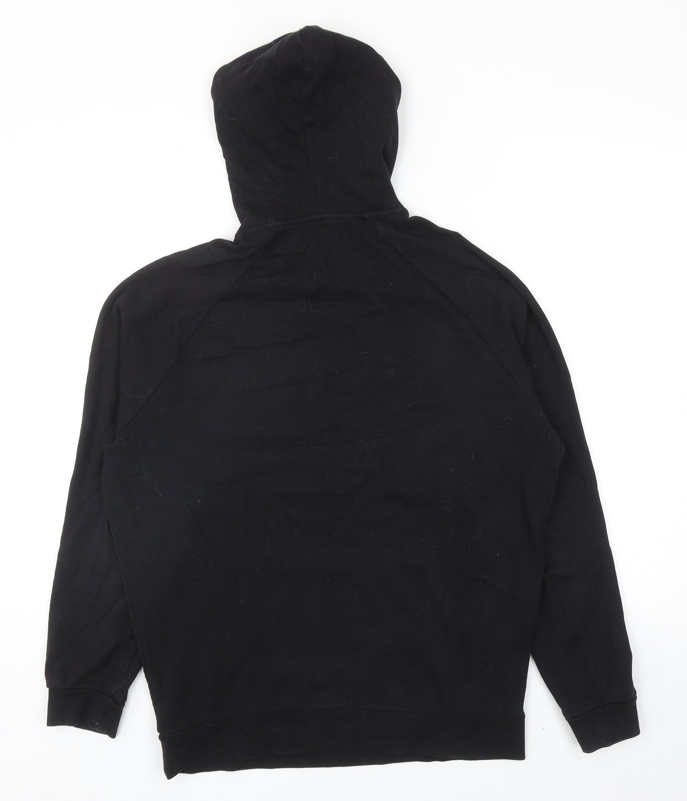 Mens UK Size XS ASOS Black Pullover Hoodie