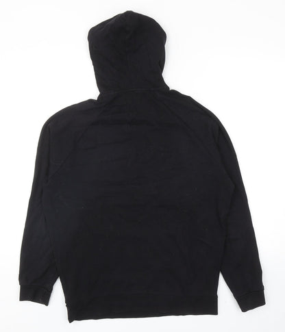 Mens UK Size XS ASOS Black Pullover Hoodie